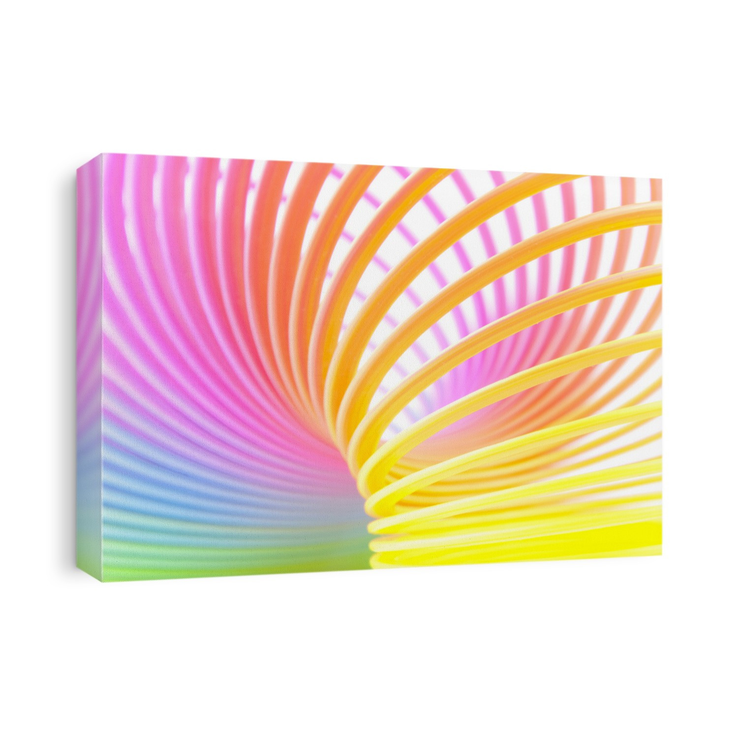 Abstract rainbow spiral background
