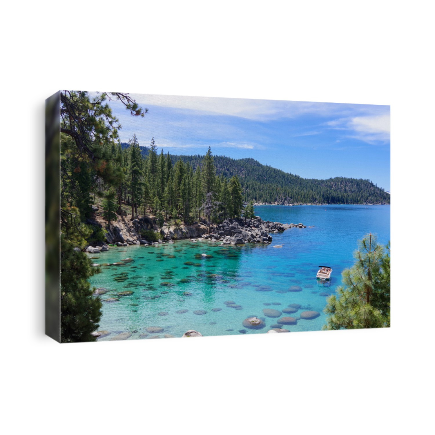Lake Tahoe from the Nevada side on a clear, sunny day. May 2020.