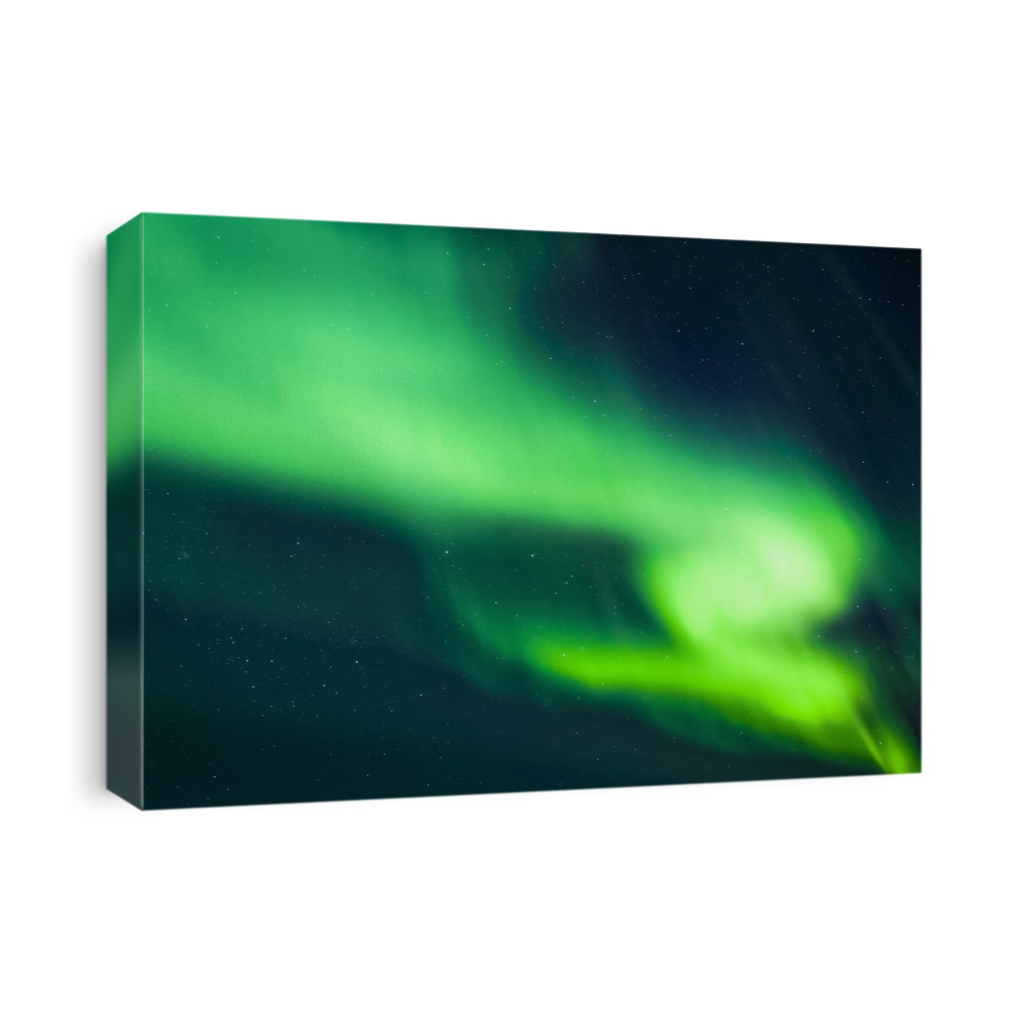 Bright aurora dancing in the sky, Taylor Highway, Interior Alaska in autumn; Alaska, United States of America