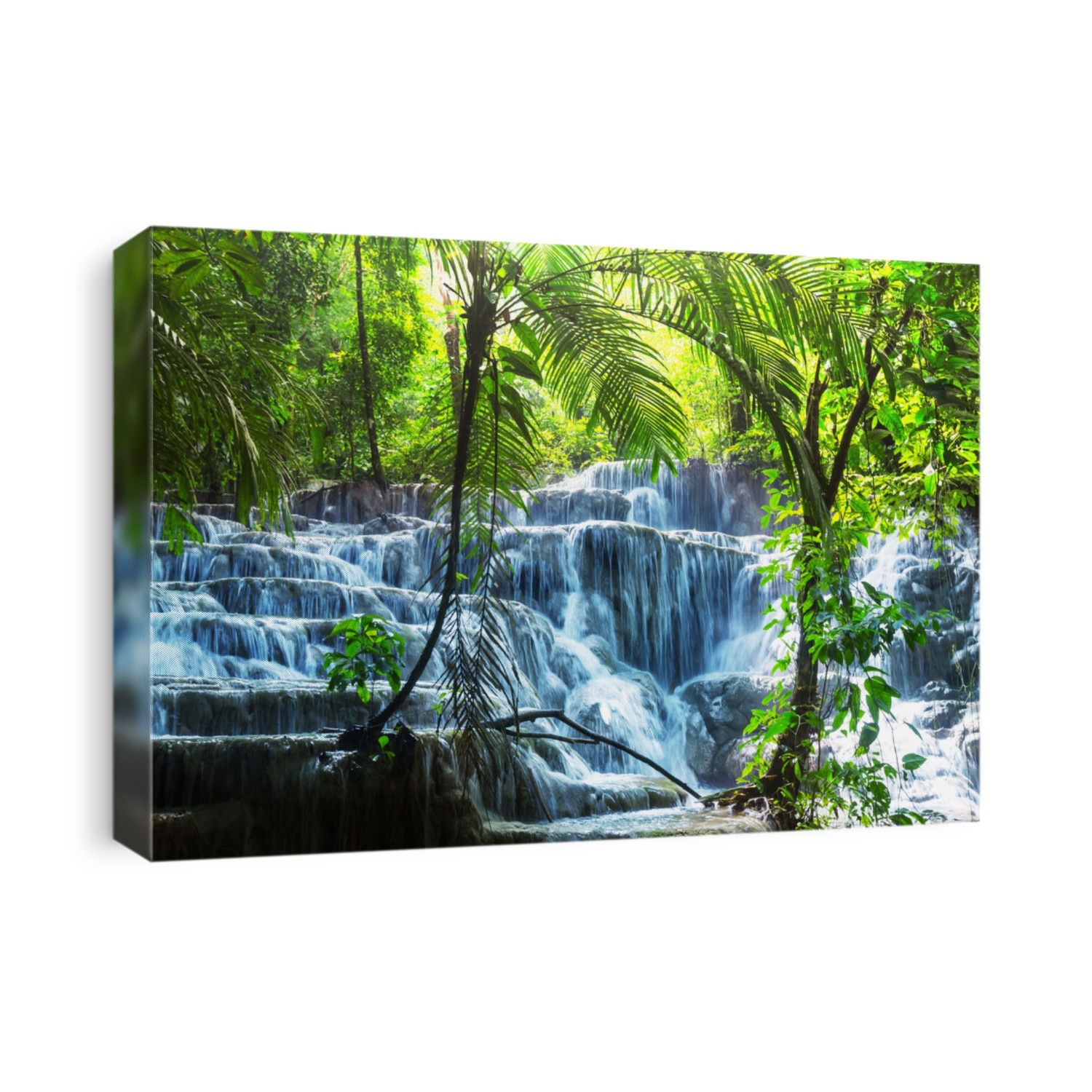 waterfall in jungle,Mexico