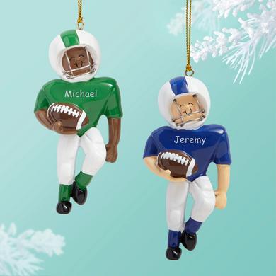 Gridiron Player Personalized Ornament