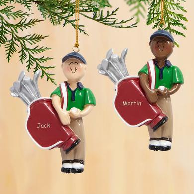 Golf Enthusiast Personalized Ornament