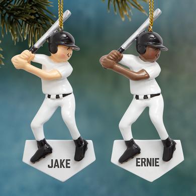 Little Baseball Star Personalized Ornament