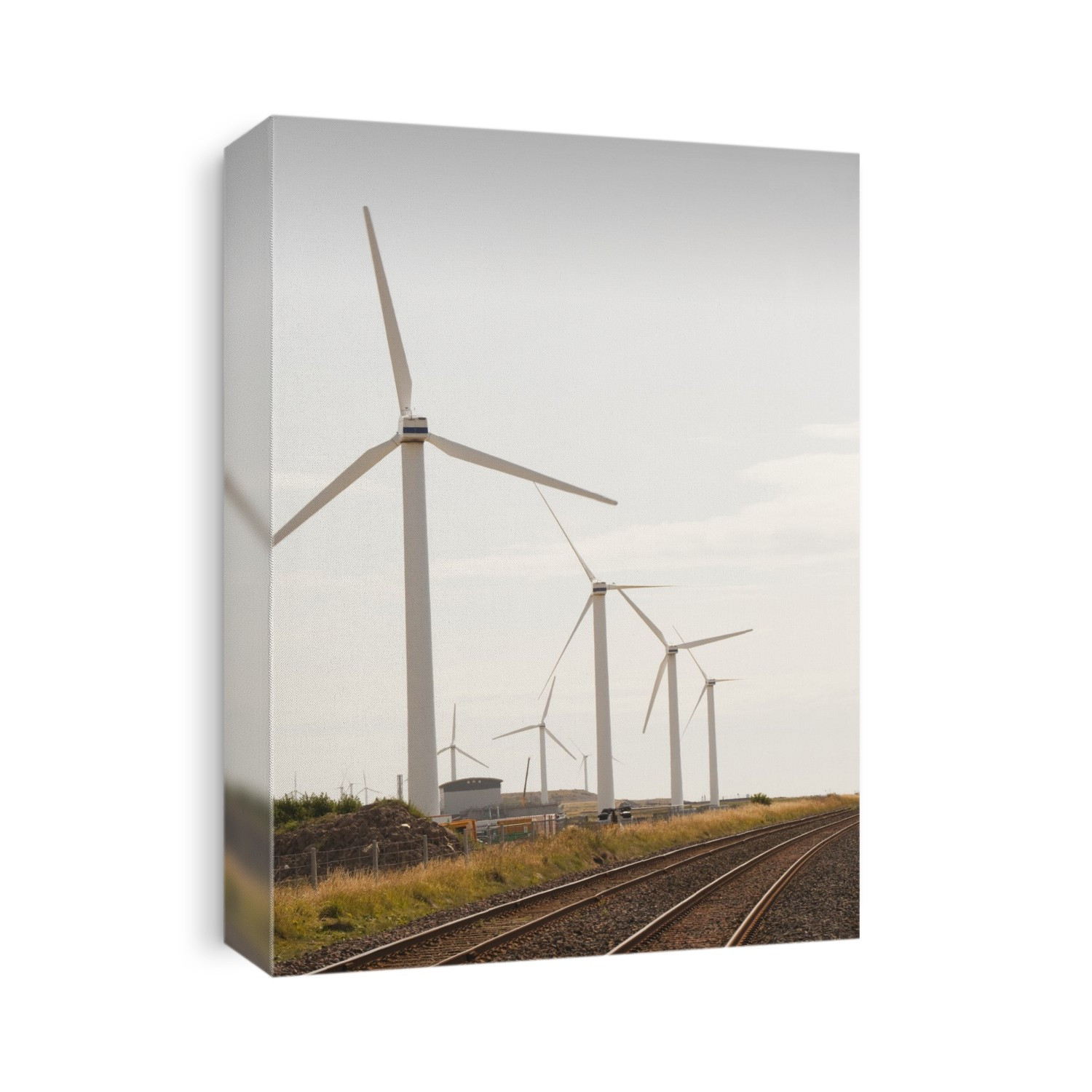 A wind farm on the outskirts of Workington at Siddick, Cumbria, UK.