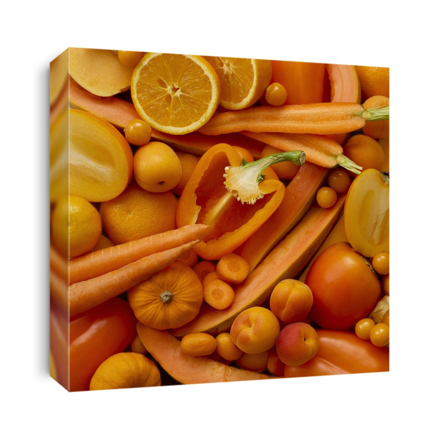 Fresh orange produce, full frame.