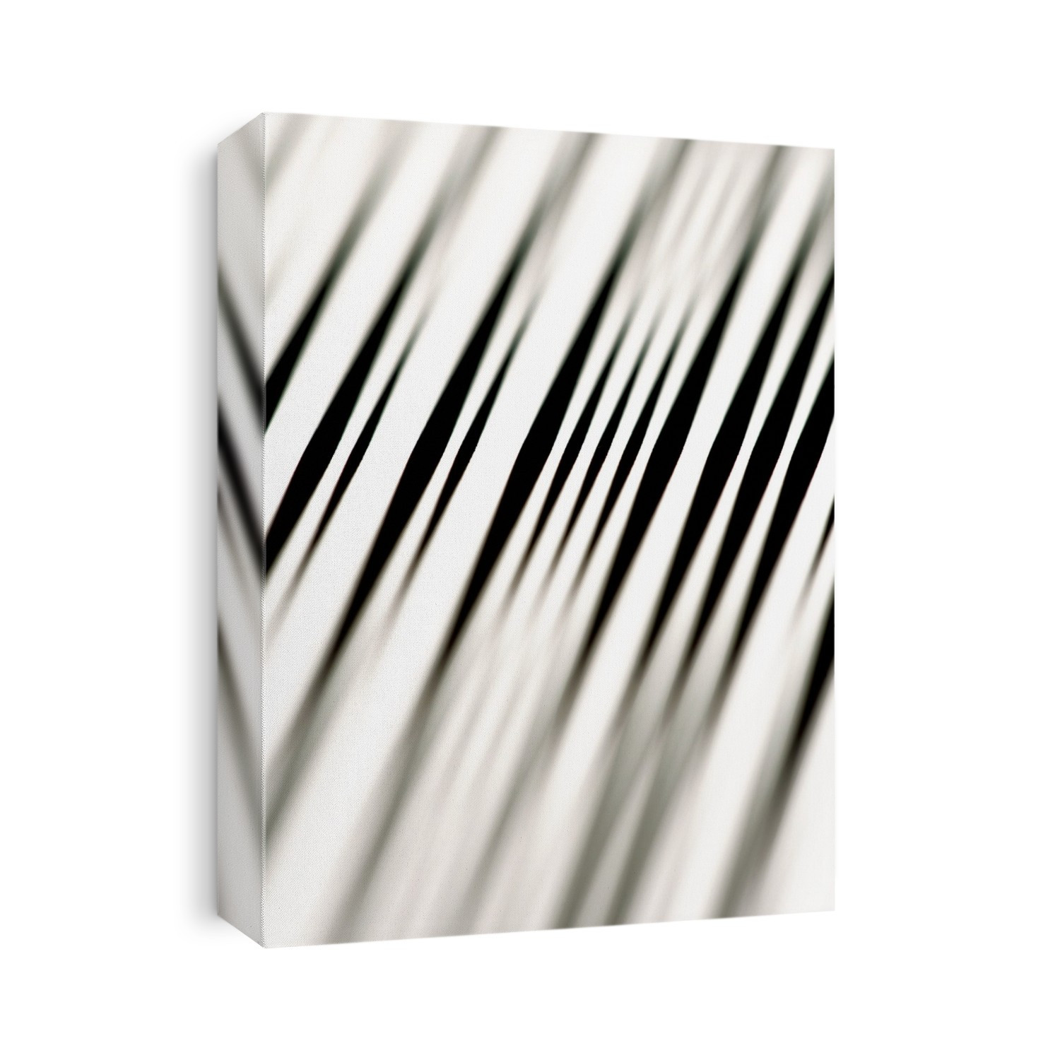 Abstract image of black and white lines.