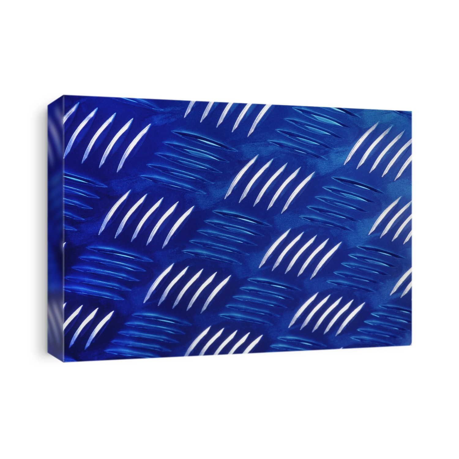 Aluminium tread plate. This is generally used as industrial flooring.