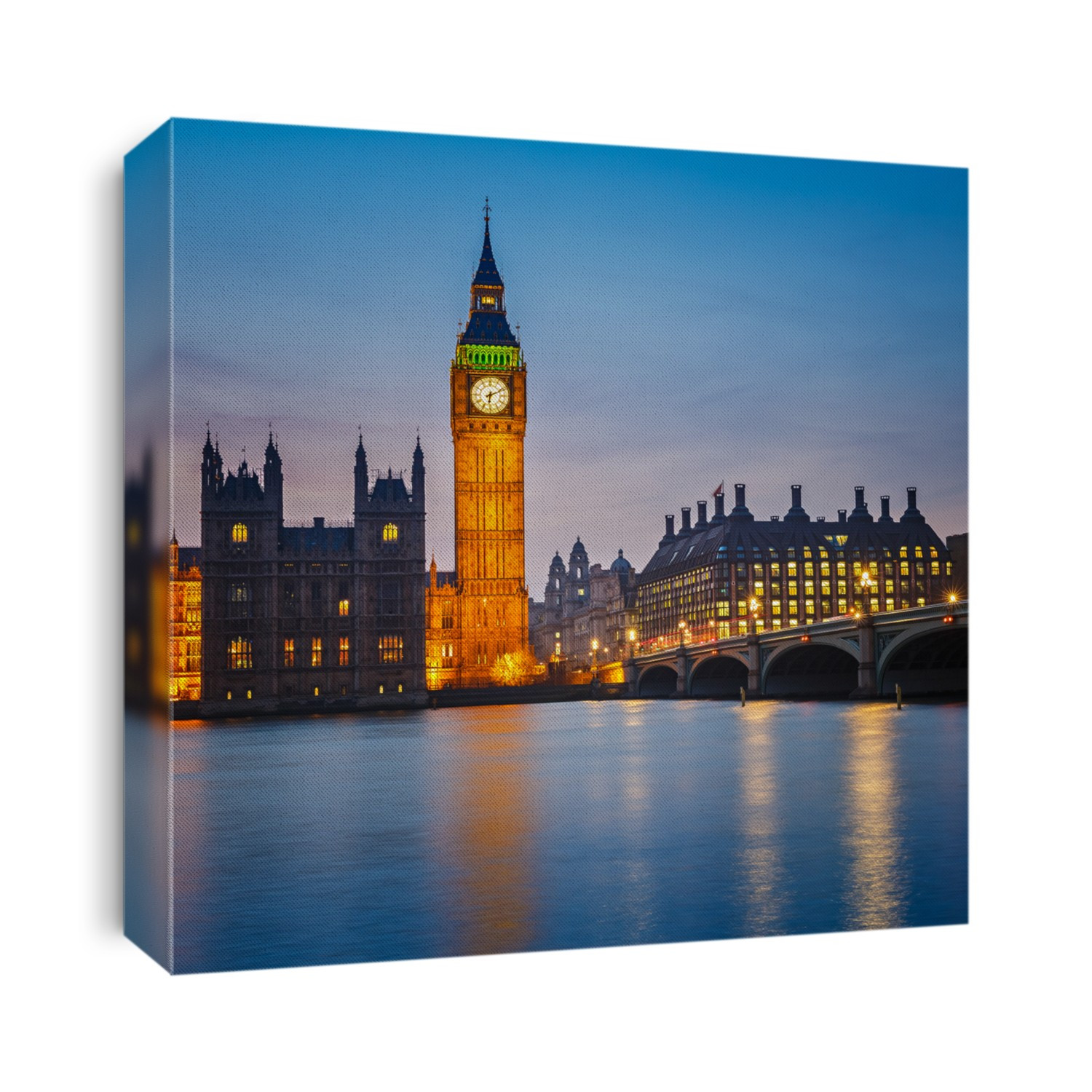 Big Ben and Houses of parliament at night, London, UK