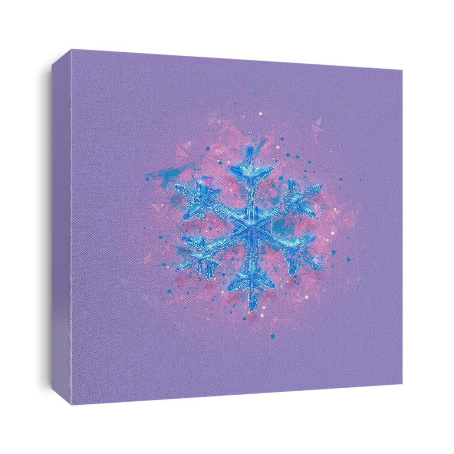 Snowflake, illustration.
