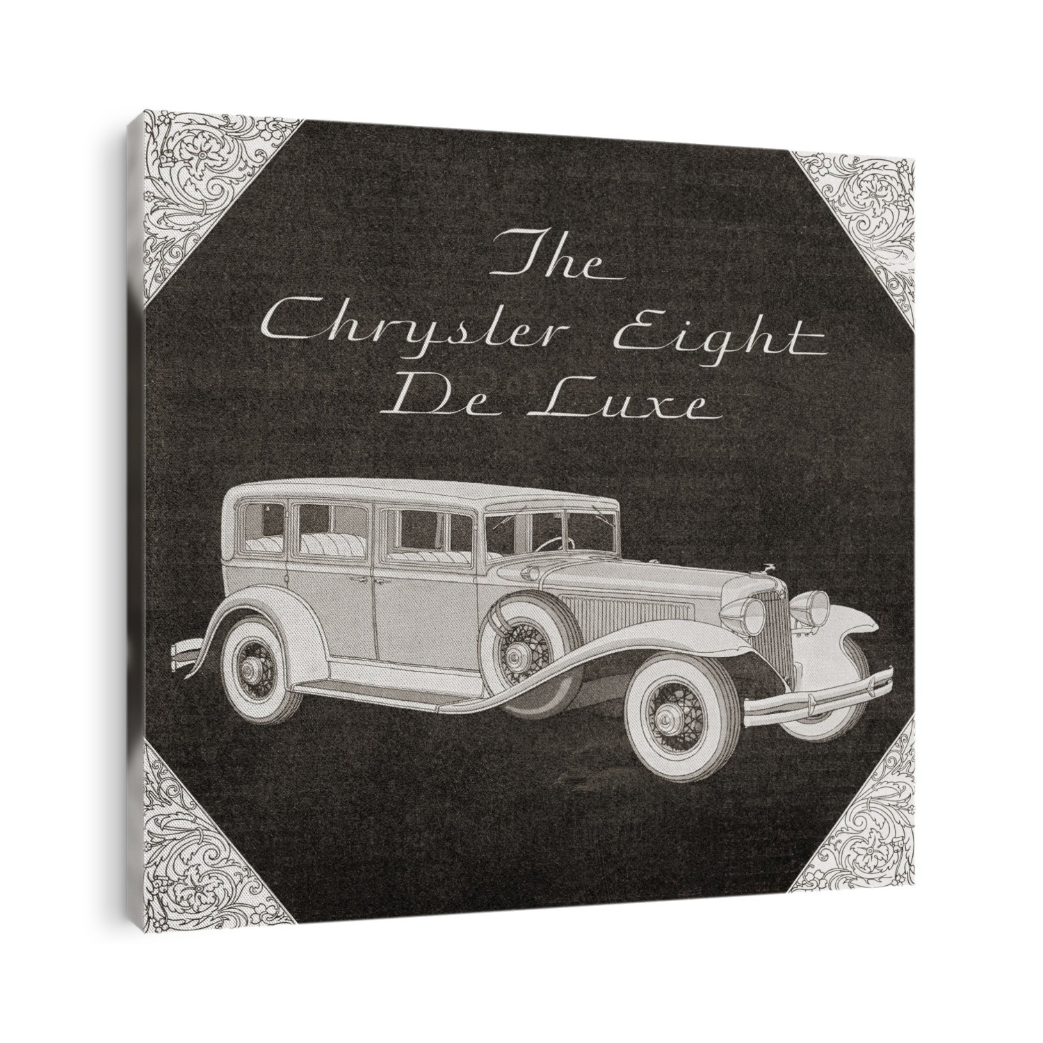 A 1930's Advertisement For A Chrysler Eight De Luxe Car. From The Literary Digest Published 1931.