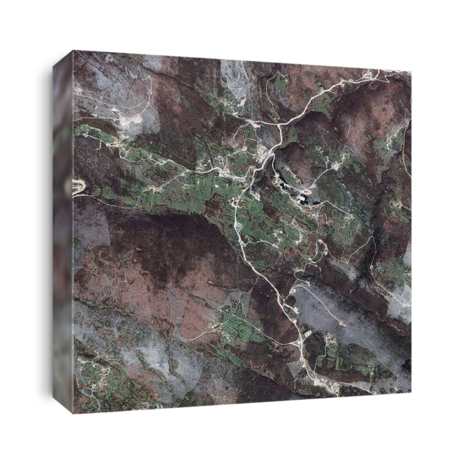 Cvrsnica mountain, Bosnia-Herzegovina. Satellite image of the Cvrsnica mountain (2226 metres) in the Dinaric Alps, Bosnia-Herzegovina. Cvrsnica is surrounded by the Neretva river and its tributaries. It has several plateaus and there are more than ten summits above 2000 metres. Image taken on 15 April 2001 by Space Imaging's Ikonos satellite.