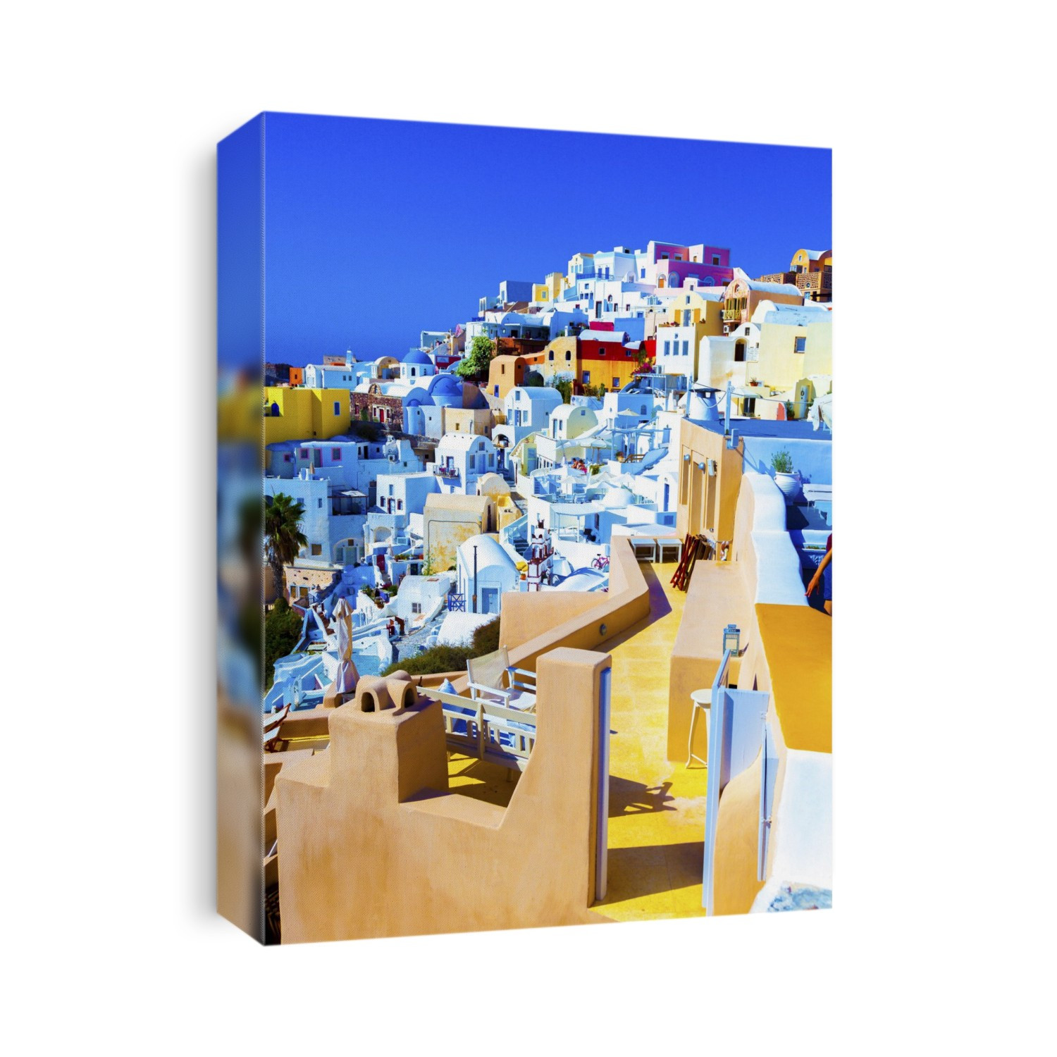 Traditional houses, Santorini, Greece.