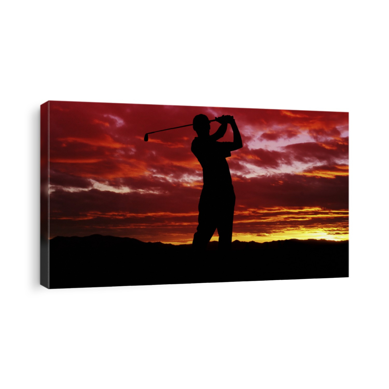 Sunset Golf Swing