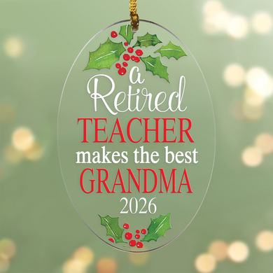 Retired Oval Ornament