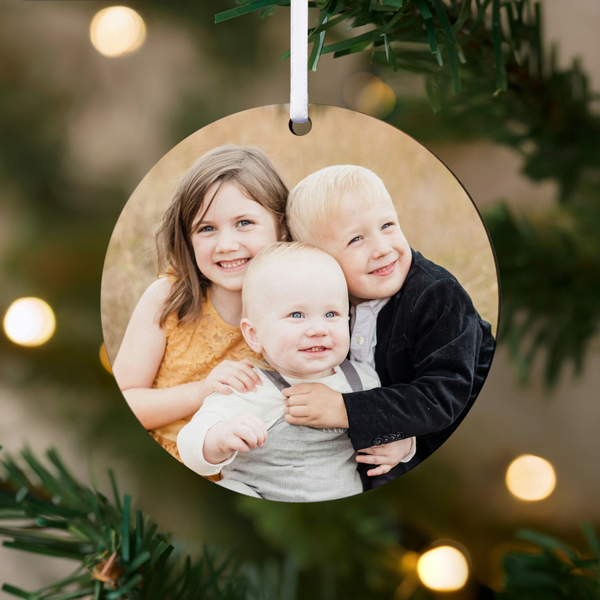 Picture-Perfect Photo Round Ornament