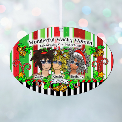 Celebrating Girlfriends Oval Ornament by Suzy Toronto