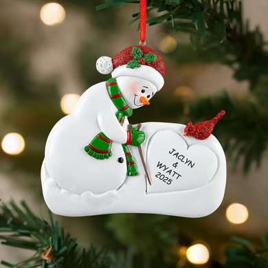 Message in the Snow Ornament