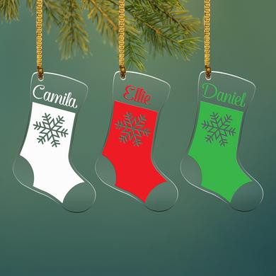 Snowflake Stocking Ornament