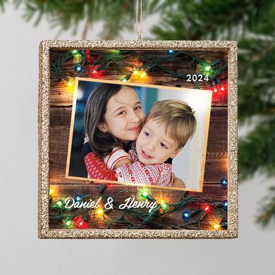 TwinkleBright® LED Festive Lights Photo Ornament
