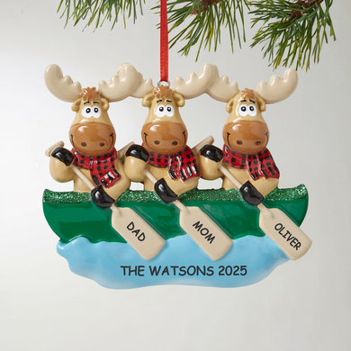 Christmoose 3 Moose Ornament