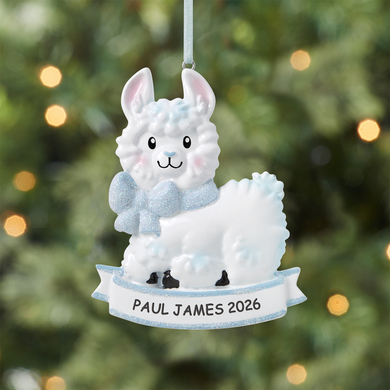 Fa La La Llama Baby Ornament