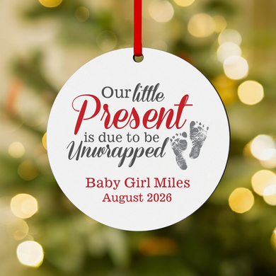 Little Present Round Ornament