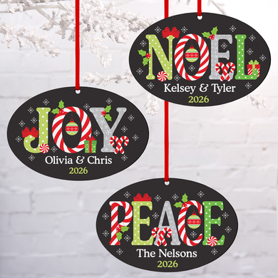 Spirit of the Season Oval Ornament