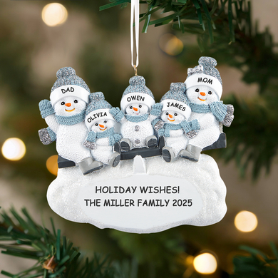 The Original Snow Buddies™ Outdoor Fun Family Ornament