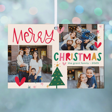 Christmas Fun Photo Rectangle Ornament