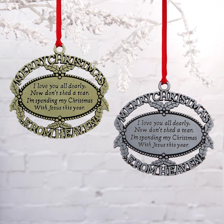 Merry Christmas From Heaven Bauble Personal Creations UK