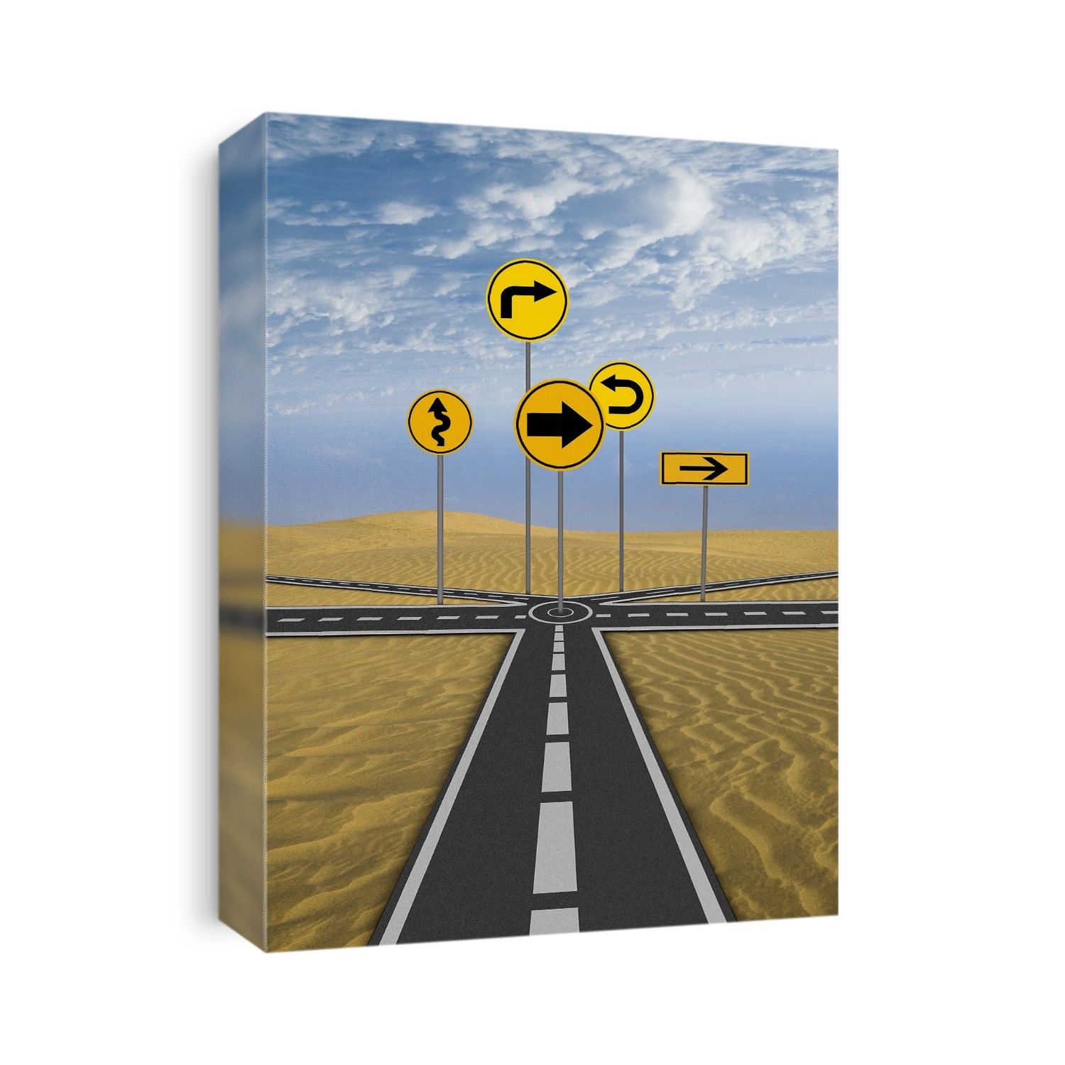 Different types of arrow signs, illustration.