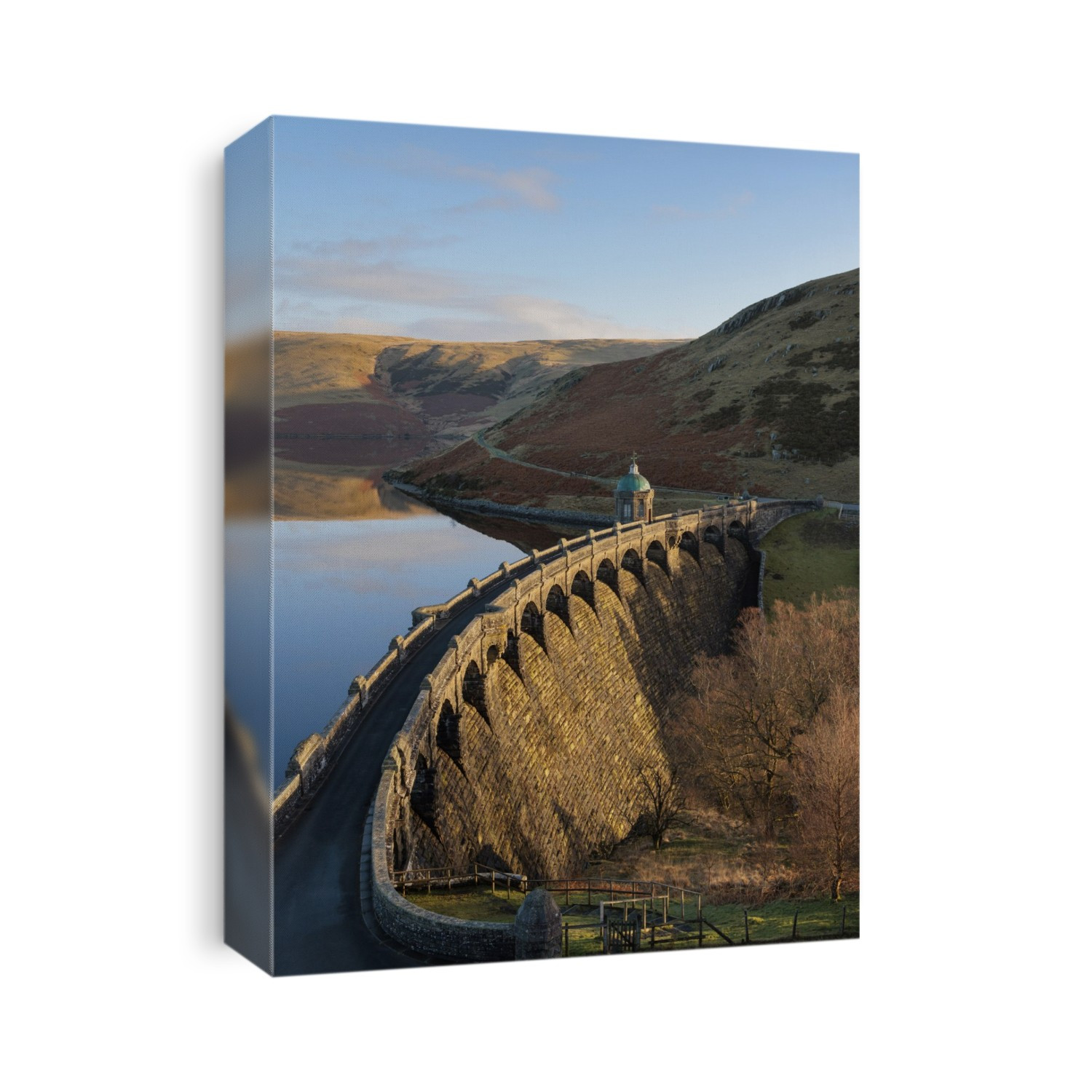 Craig Goch Dam and reservoir in the Elan Valley in Wales.