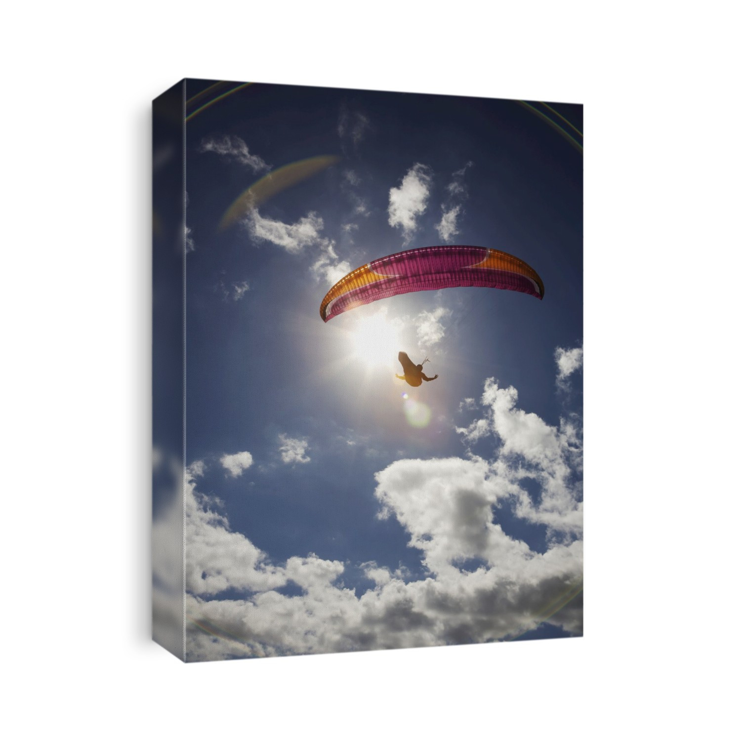Paraglider At Makapuu Point; Oahu, Hawaii, United States Of America