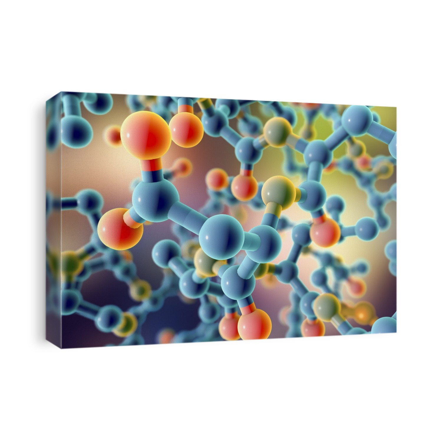Molecular structure, computer illustration.