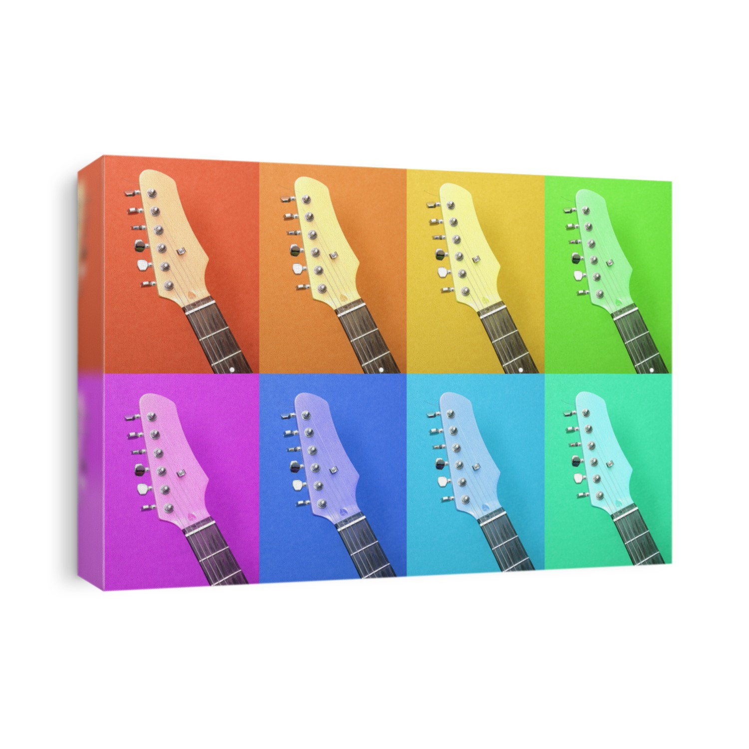 Abstract background with guitar
