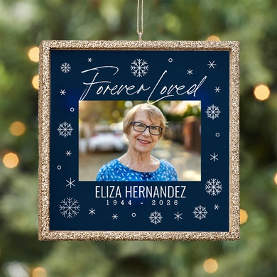TwinkleBright® Forever Loved Memorial Photo Ornament