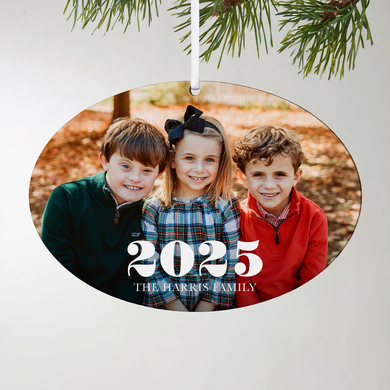 Photo Memories Oval Ornament