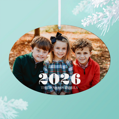Photo Memories Oval Ornament