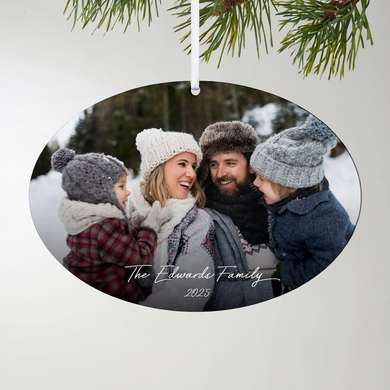 Custom Photo Wood Ornament