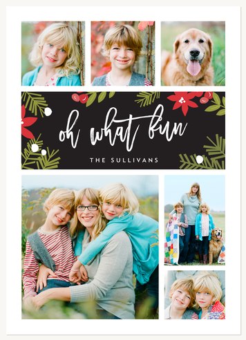 Personalized Holiday Cards, Forested Cheer Design