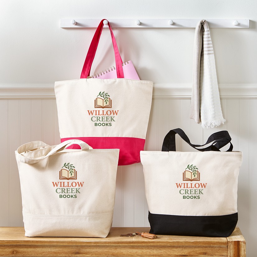  Personalized Zippered Tote