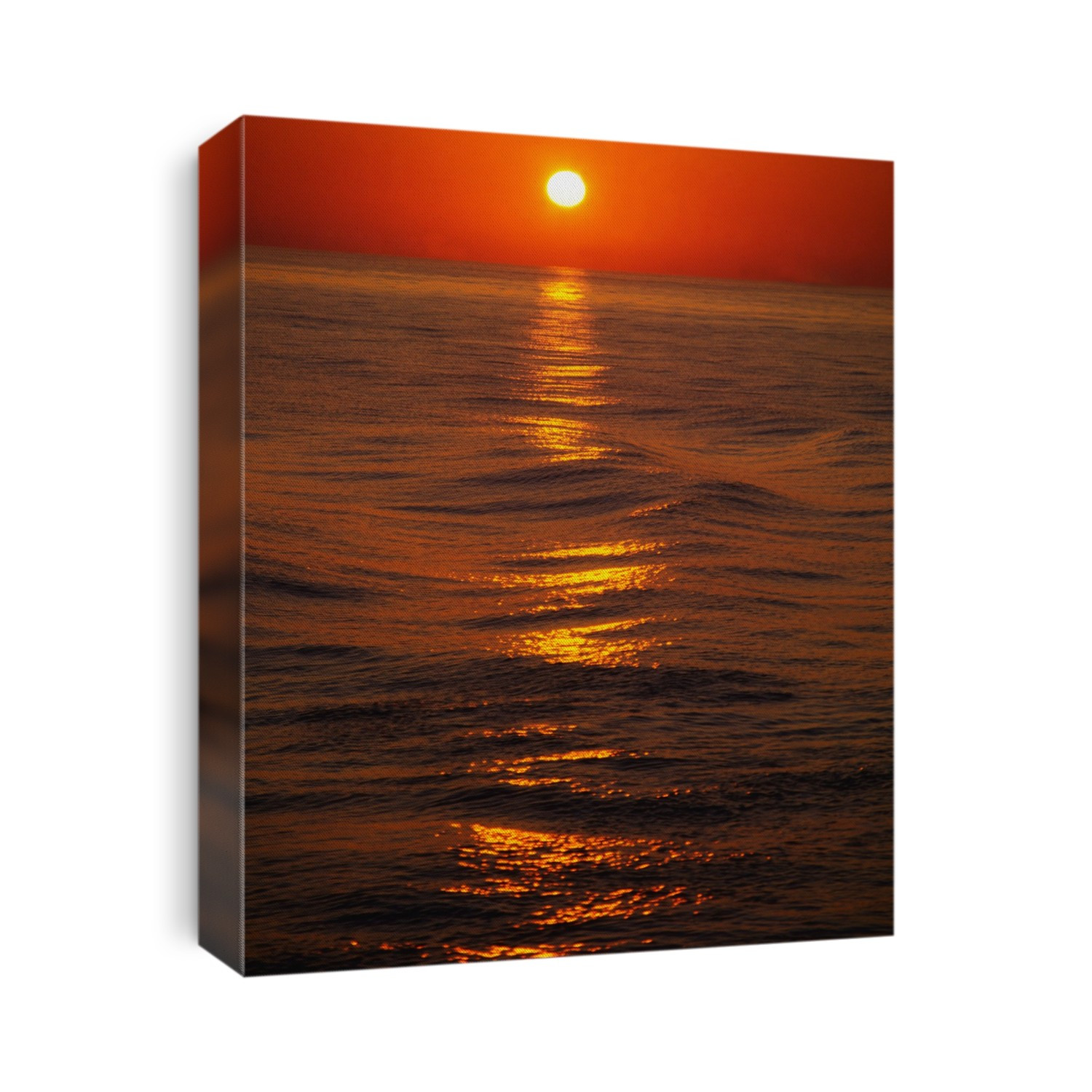 Sunset Over The Sea; Ireland