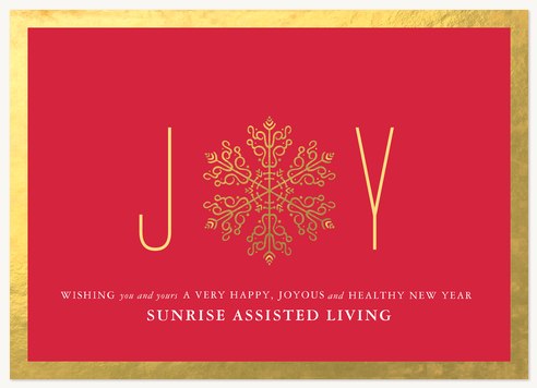 Business Holiday Cards, Radiant Joy Design