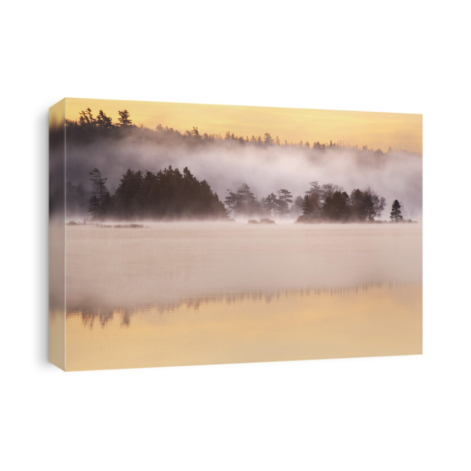 Autumn Morning Sunrise At Millers Lake; Nova Scotia, Canada
