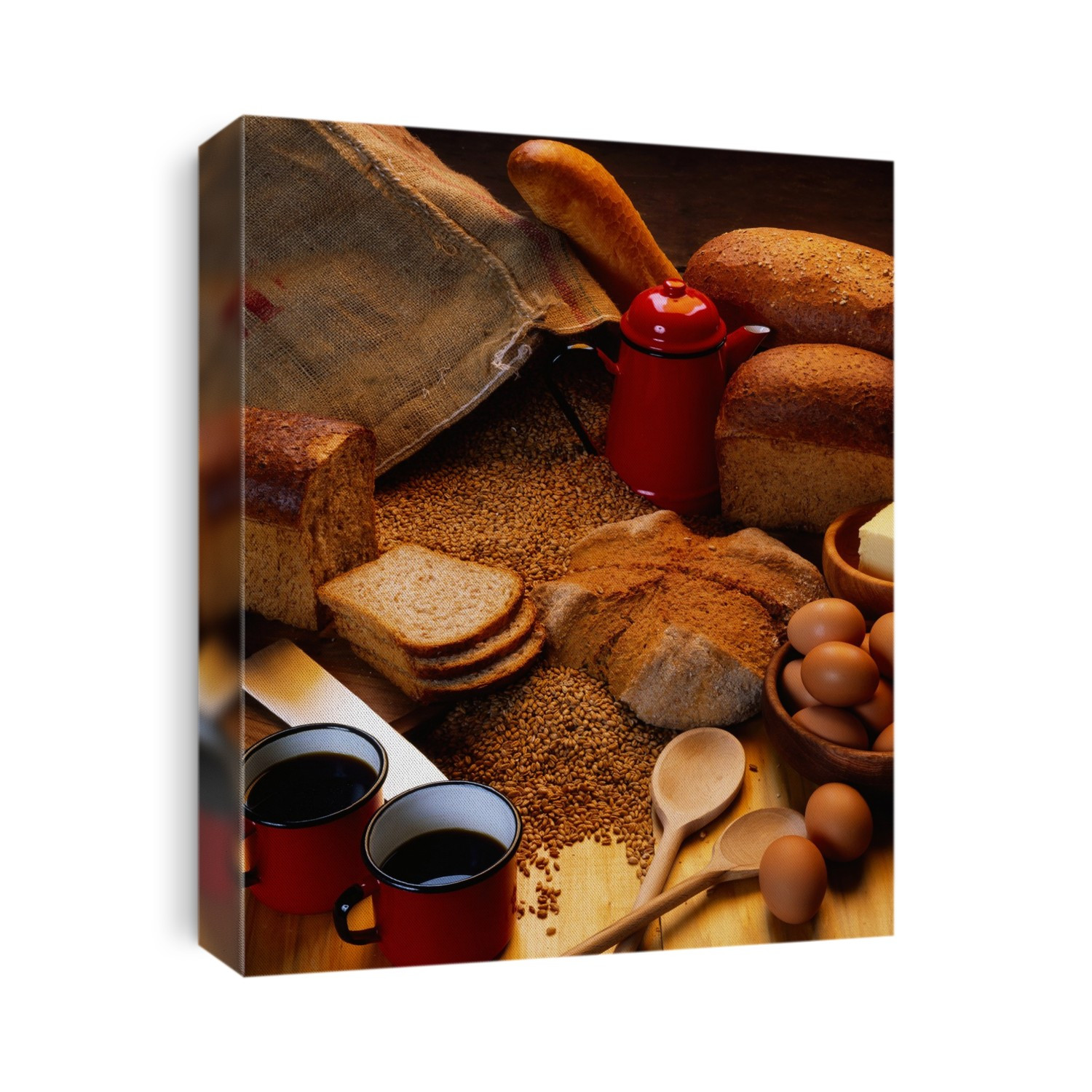 Bread, Coffee And Eggs