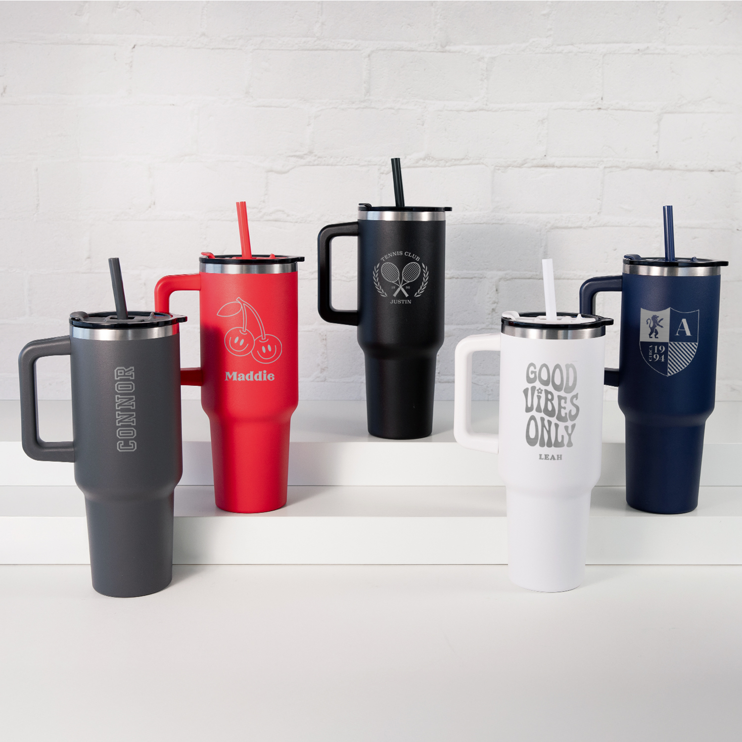 Pinnacle 40 oz Straw Tumbler