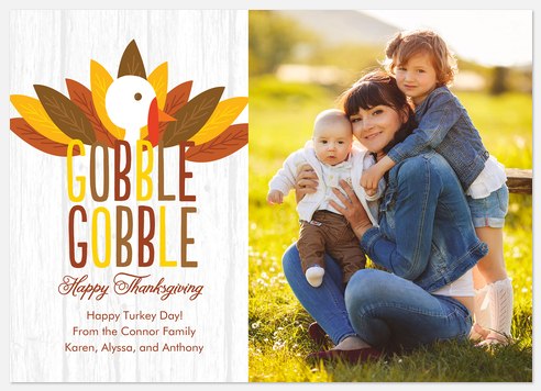Gobble Thanksgiving Cards
