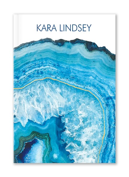 Custom Journals, Vibrant Geode Design