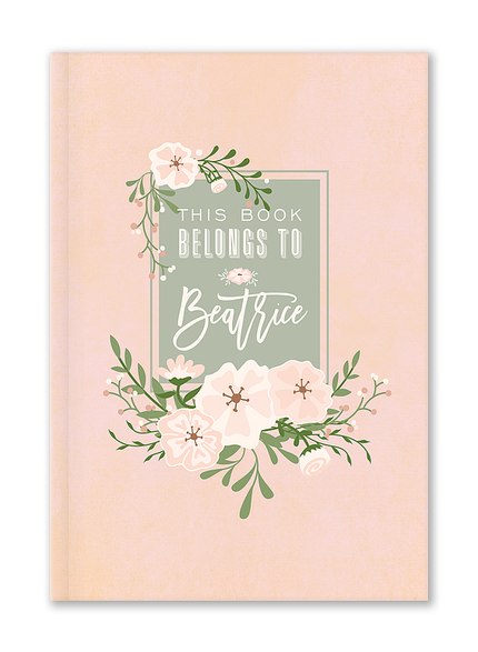 Custom Journals, Fresh Blossoms Design