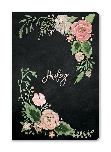 Custom Journals, Floral Dreams Design